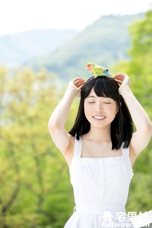 纯洁无垢的E奶美少女 森野小鸟（もりの小鸟） - 第3张