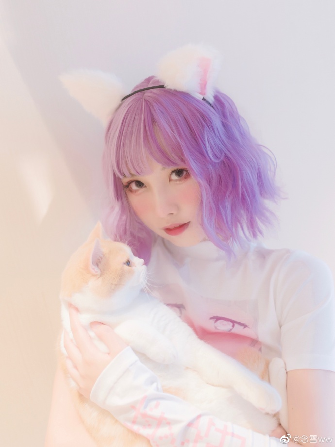 图片[4]-妹子图@念雪ww 这个可爱的猫咪我要了-集忧台