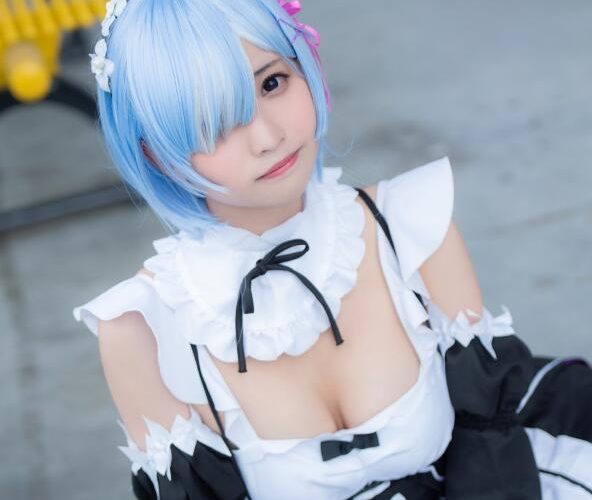 图片[3]-妹子图@伊猫子，这才是我梦中的蕾姆-集忧台