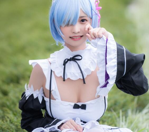 图片[4]-妹子图@伊猫子，这才是我梦中的蕾姆-集忧台