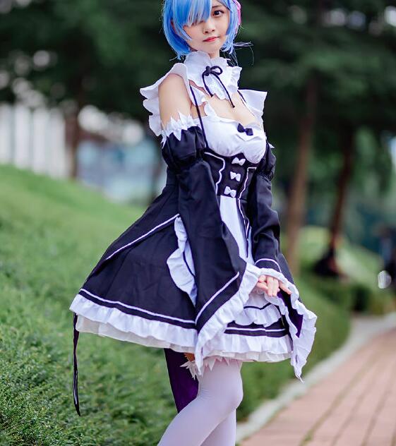 图片[5]-妹子图@伊猫子，这才是我梦中的蕾姆-集忧台