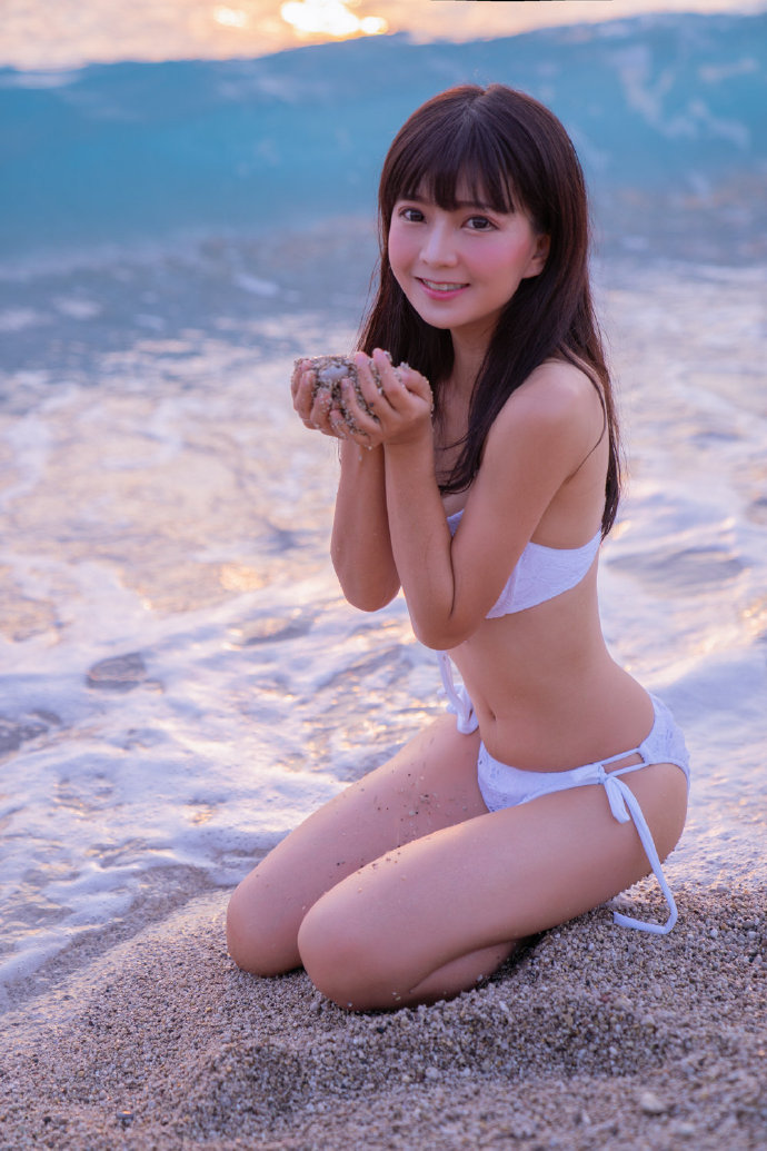 图片[4]-妹子图@澪mio兔兔纸 在爱琴海日落下的清凉-集忧台