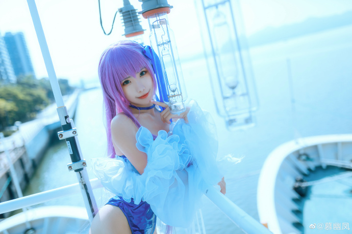 妹子图@慕幽凤 偷偷下凡的放飞自我的仙女-集忧台