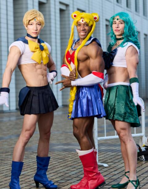 图片[2]-大肌肌美少女战士亮瞎你的眼-集忧台