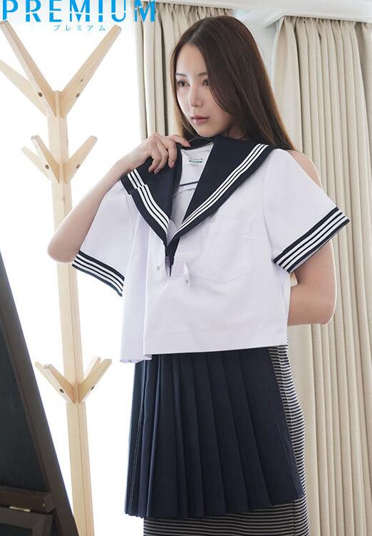 图片[2]-白峰美羽(白峰ミウ)学生装作品(PRED-548)封面及介绍-集忧台
